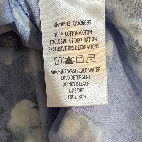 Robert Graham Shirt Mens Floral Cotton Size Medium Button Multicolor Classic Fit - Picture 6 of 14